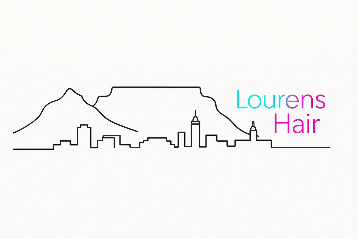 Cape Town skyline outline with Lourens Hair