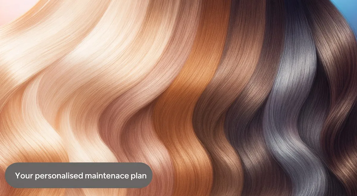 Silky dimensional blonde-to-brunette tones banner